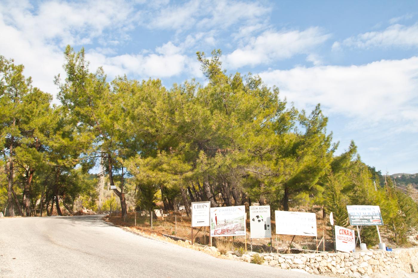 İslamlar Köyü Restoranlarına Giderken